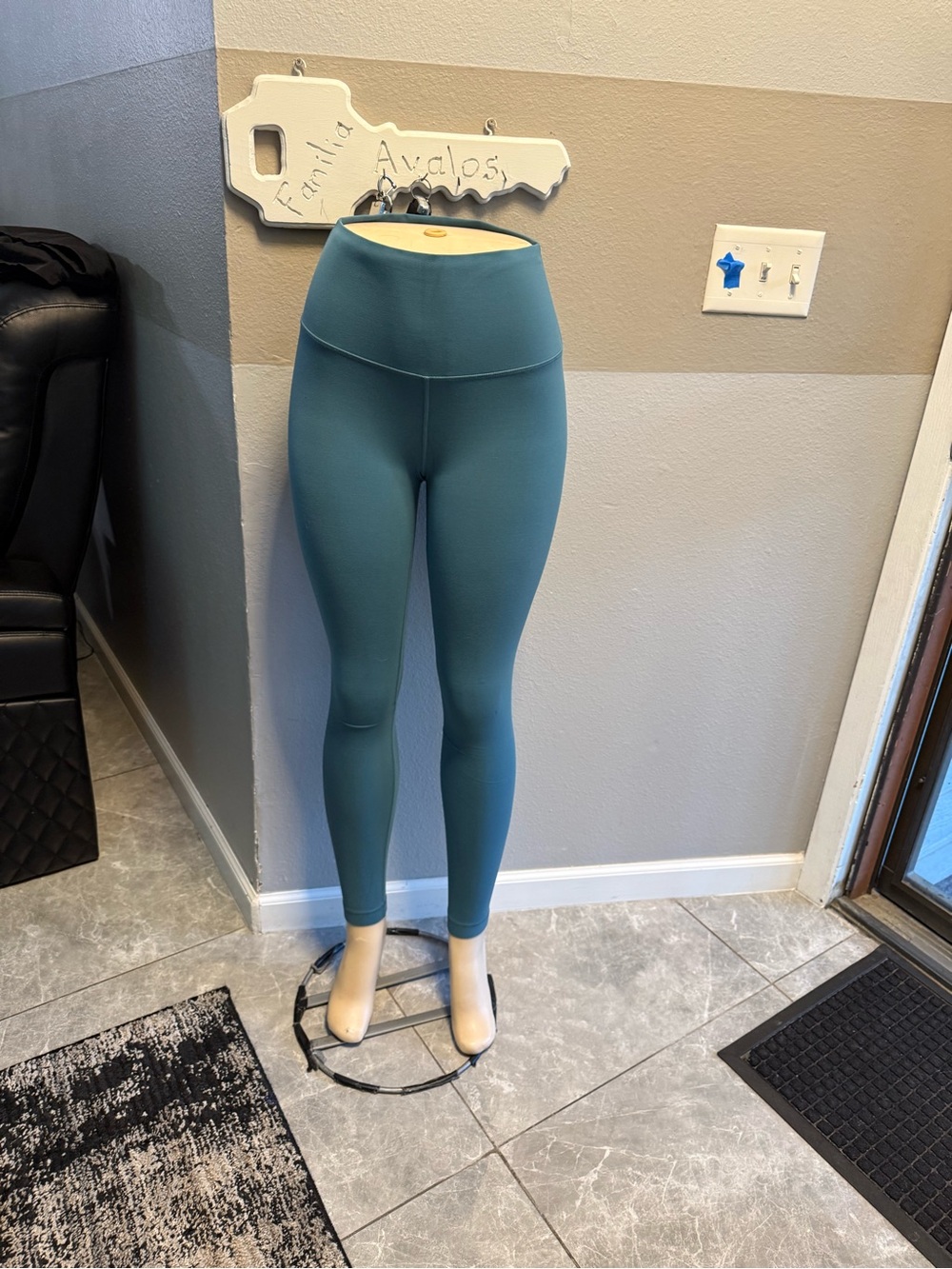 lululemon High-Waist Teal Leggings